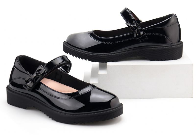 Sabrina Meisjes Platte Schoenen - Zwart