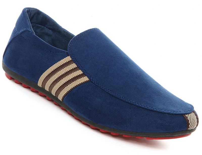 Saens Heren Loafers Casual Schoenen - Blauw