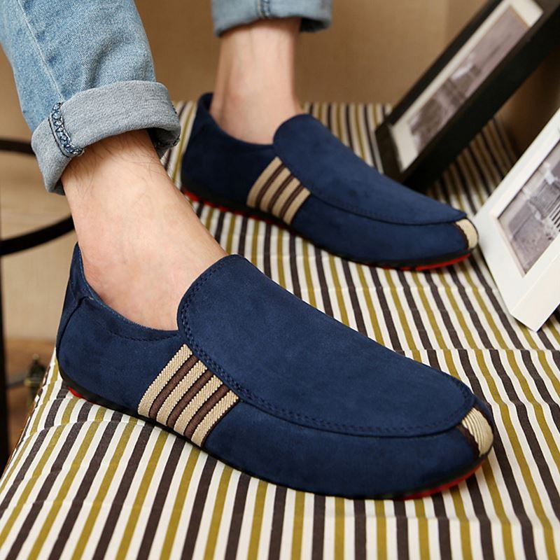 Saens Heren Loafers Casual Schoenen - Blauw