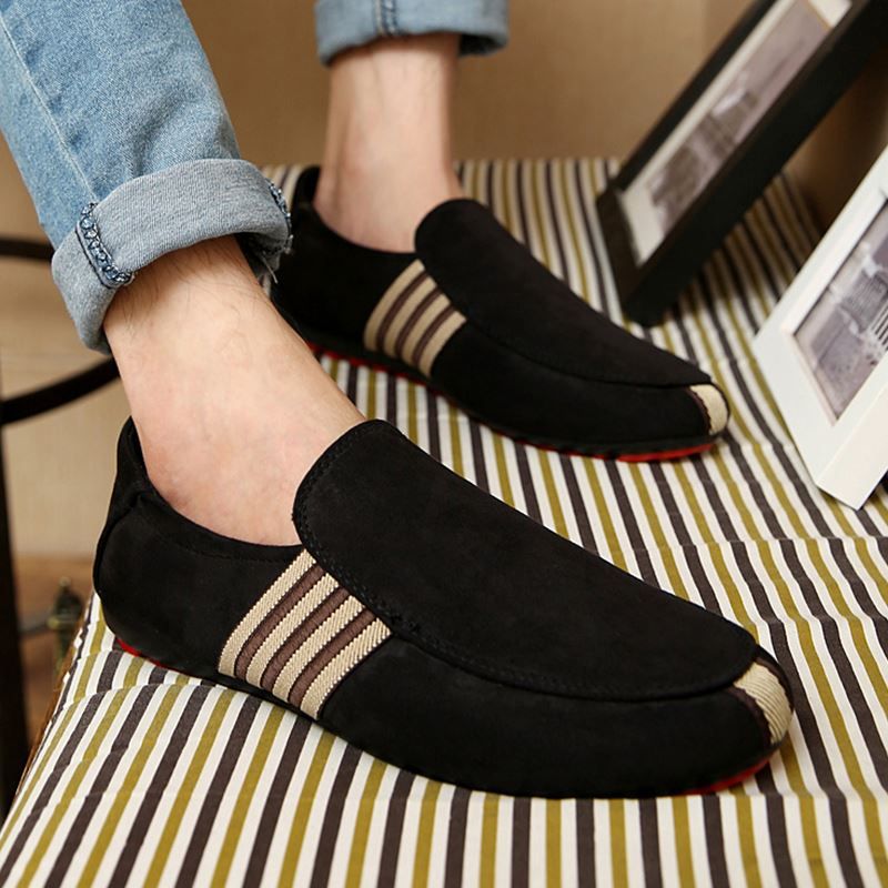 Saens Heren Loafers Casual Schoenen - Blauw