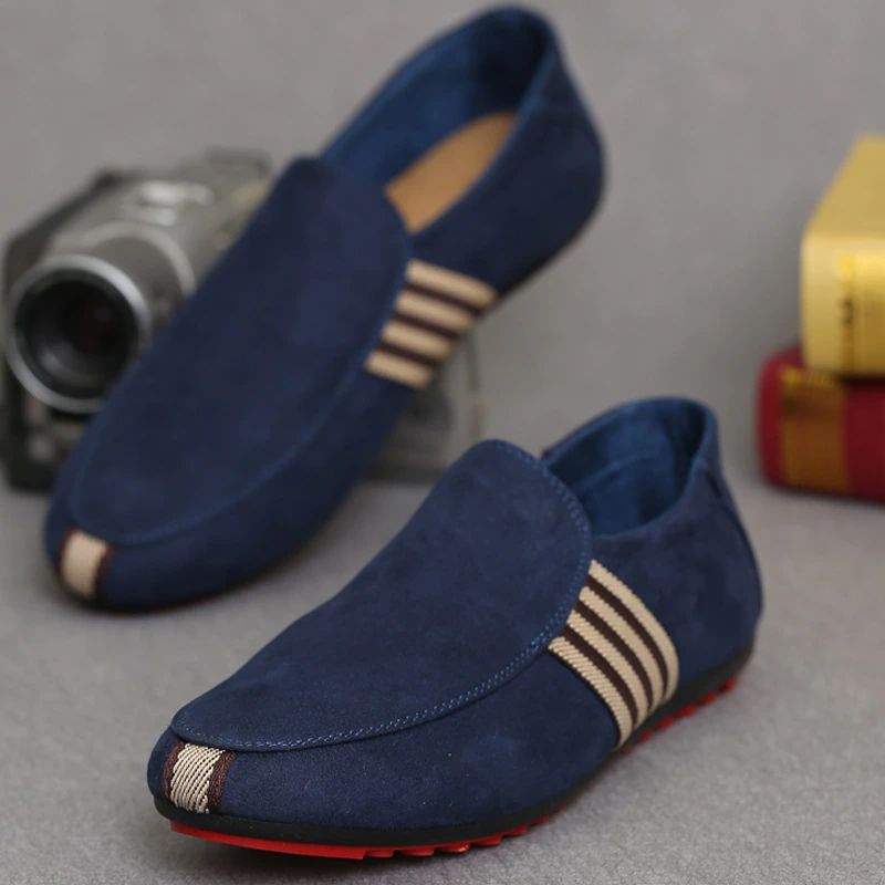 Saens Heren Loafers Casual Schoenen - Blauw