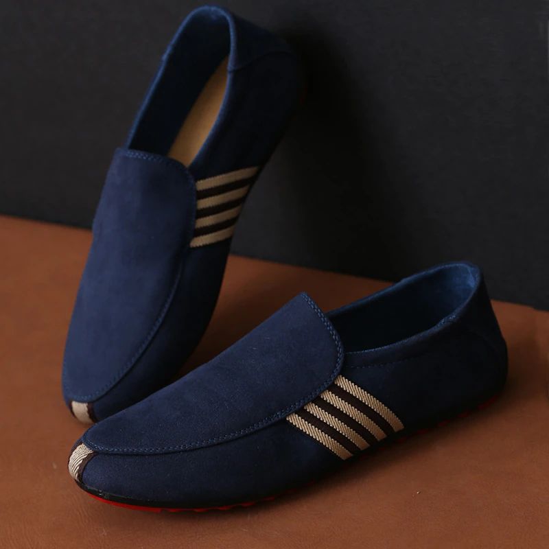 Saens Heren Loafers Casual Schoenen - Blauw