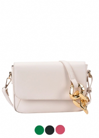 Safiro Dames Handtas Dikke Ketting Leer