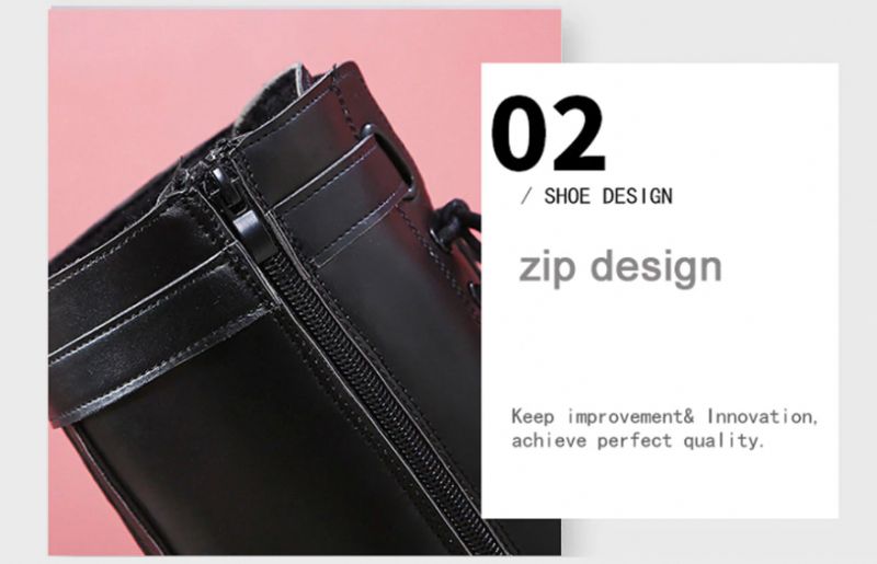 Safiro Laarzen Knielengte - Zwart