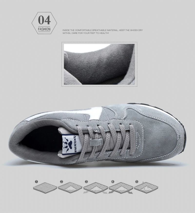 Said Heren Casual Sneakers - Marineblauw
