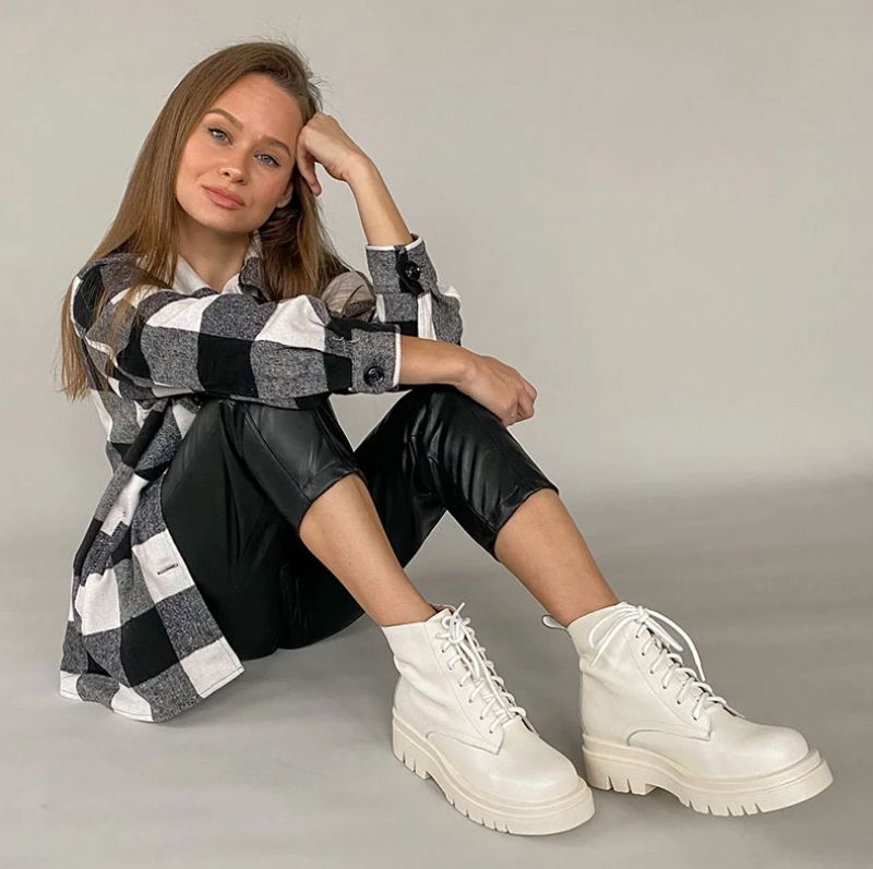 Sally Laarzen Enkelhoogte - Zwart zonder bont
