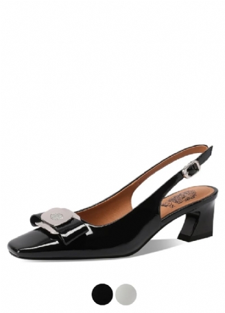 Salma Dames Hoge Hakken Vierkante Teen Dress Sandalen