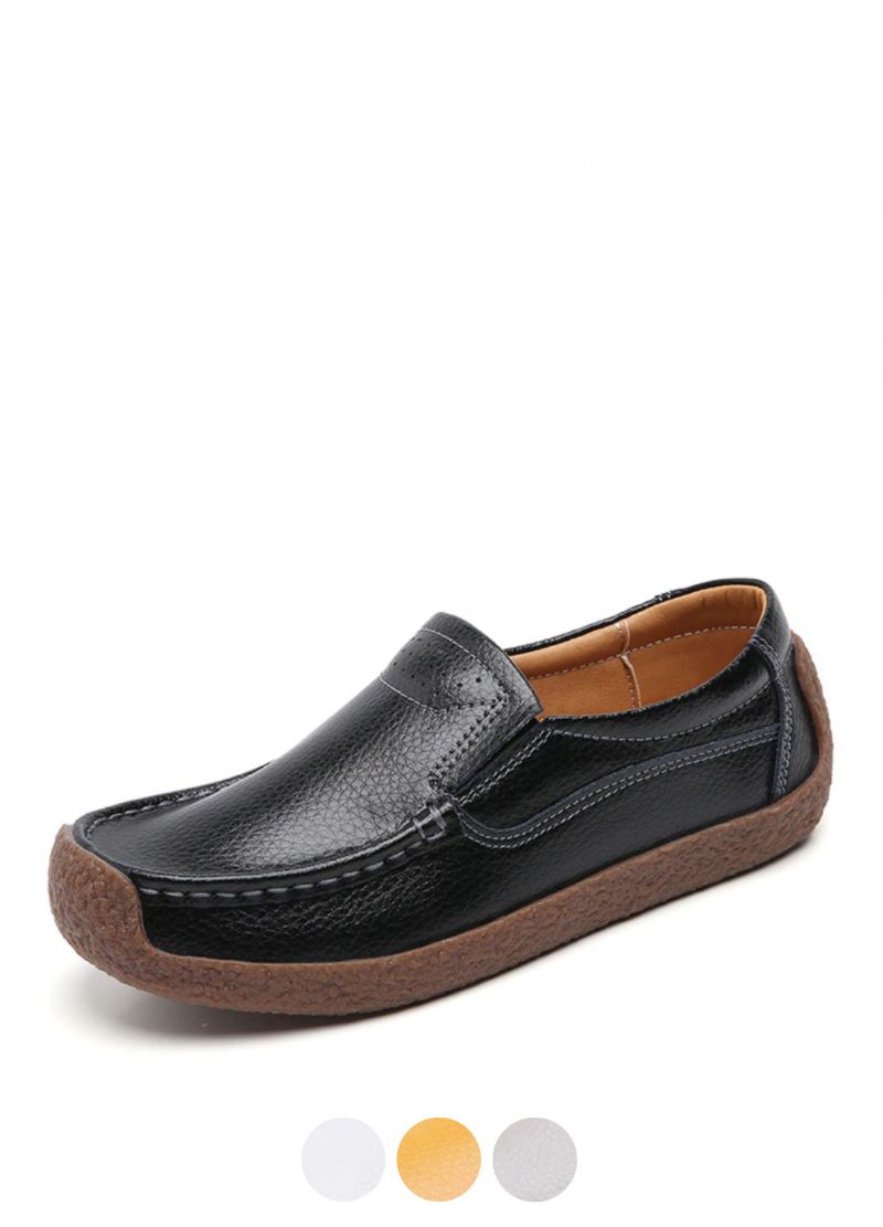 Salma Dames Leren Casual Loafer Schoenen