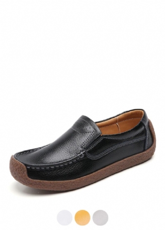 Salma Dames Leren Casual Loafer Schoenen