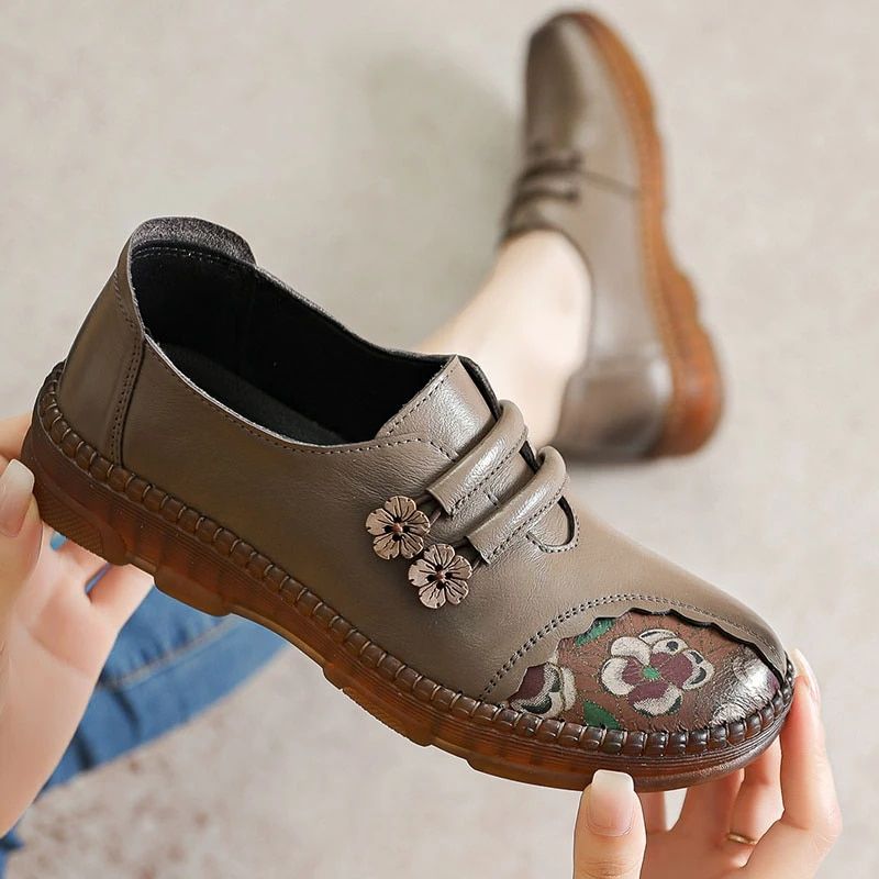 Salome Loafer Schoenen Voor Dames - Khaki