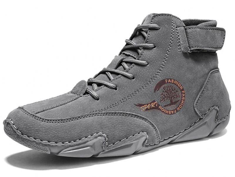Salvio Heren Klassieke Sneaker - Grijs