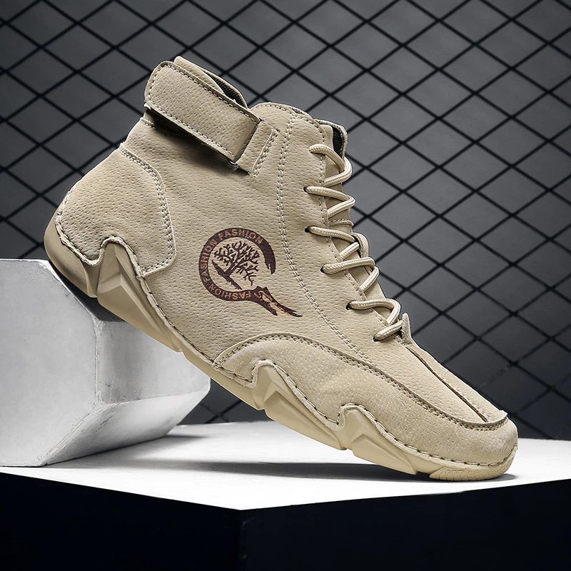 Salvio Heren Klassieke Sneaker - Grijs