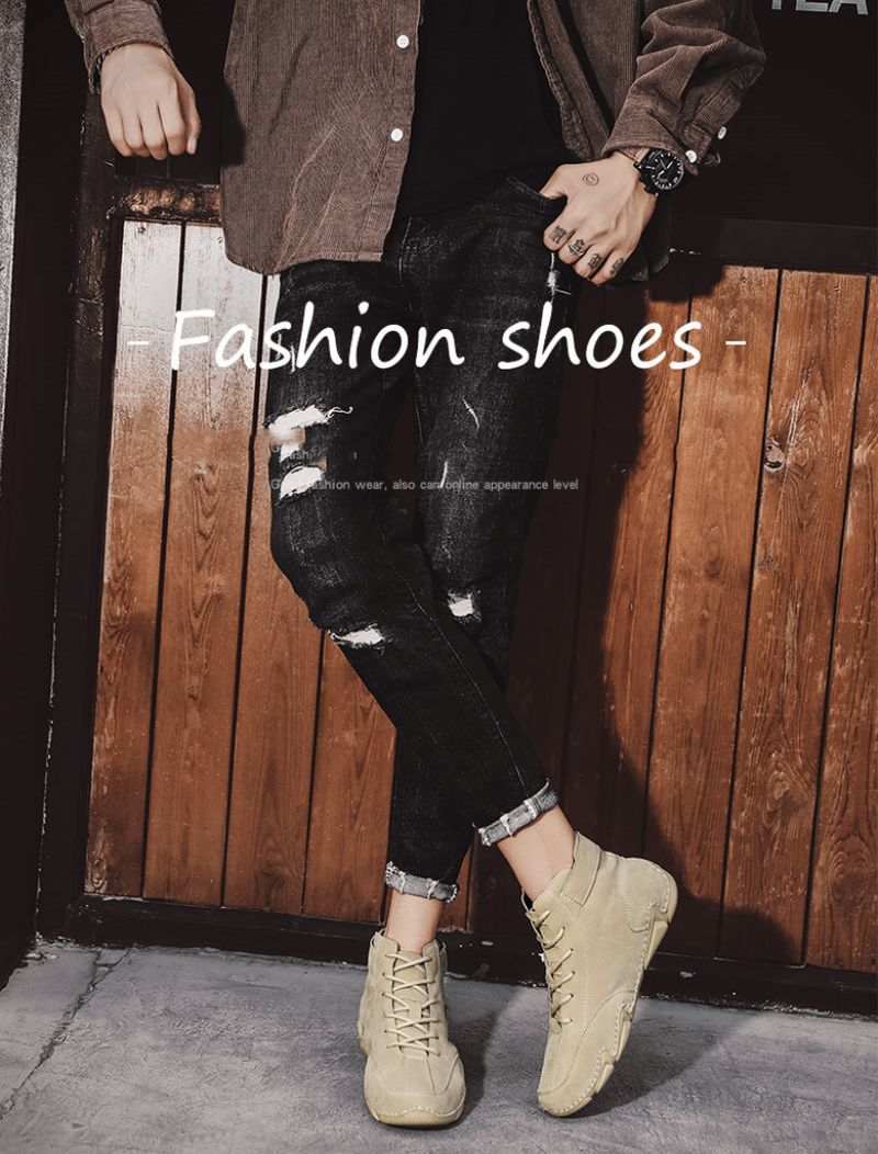 Salvio Heren Klassieke Sneaker - Grijs