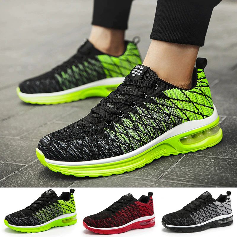 Sam Unisex Lichtgewicht Hardloopschoenen - Groen