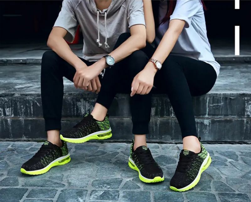 Sam Unisex Lichtgewicht Hardloopschoenen - Groen