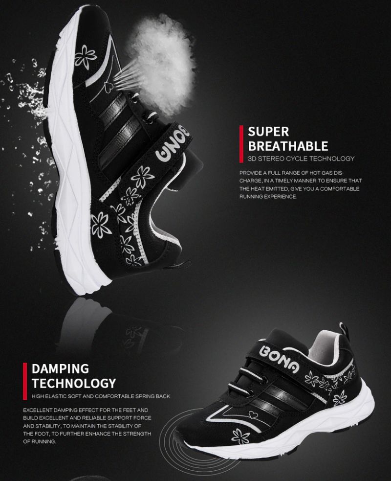 Samby Meisjes Hardloopschoenen - Zwart