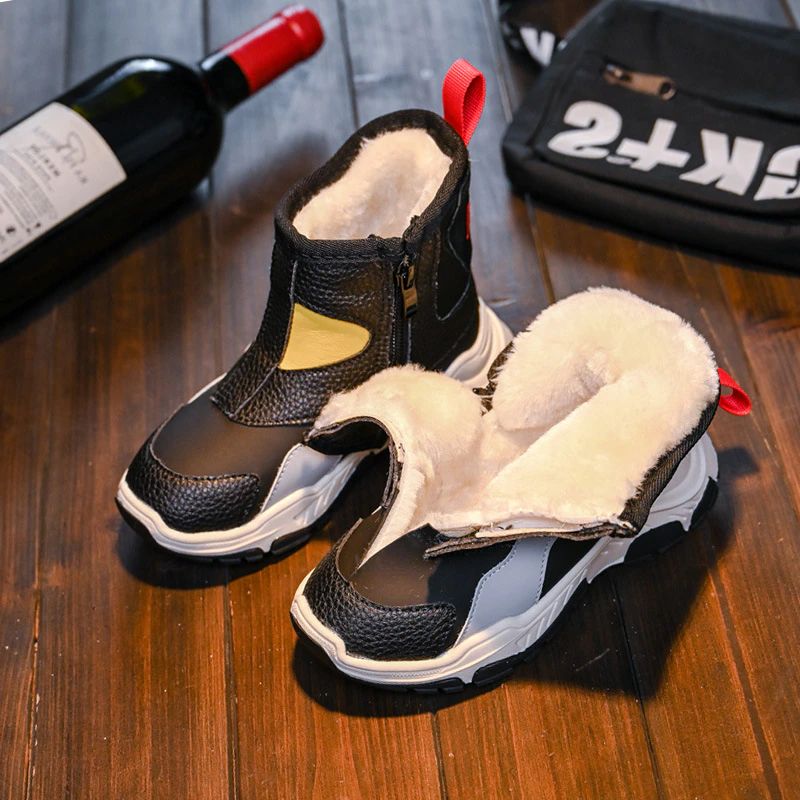 Sanchez Jongens Snowboot - Geel Bont