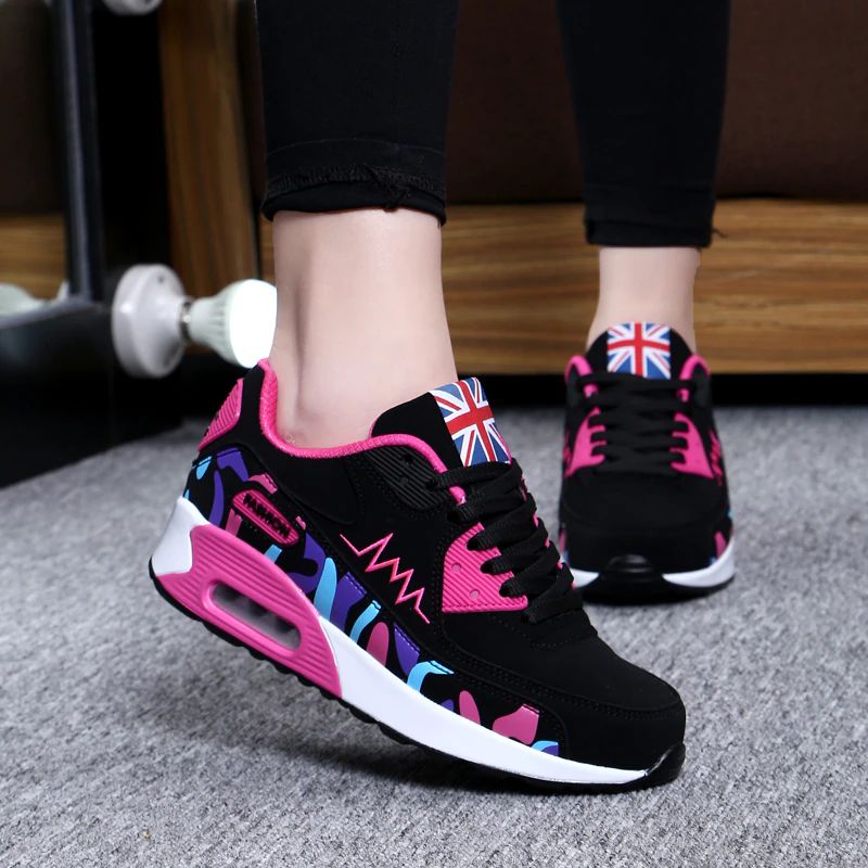 Sand Dames Comfortabele Sneaker Schoenen - Roze