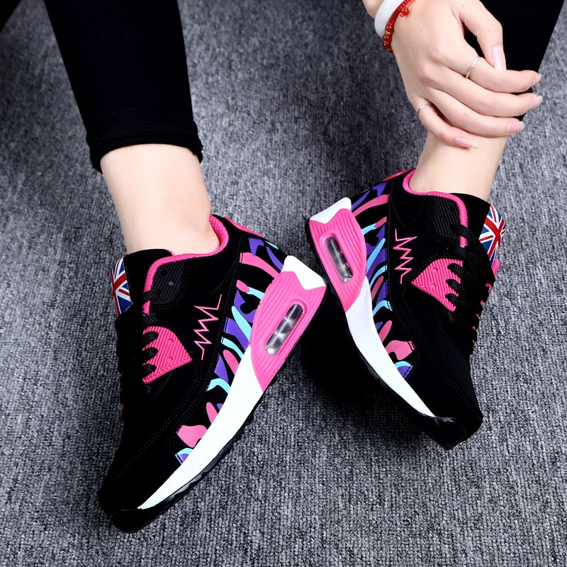 Sand Dames Comfortabele Sneaker Schoenen - Roze