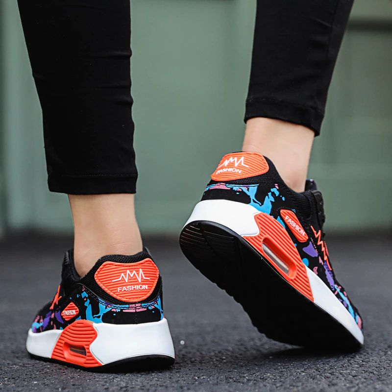 Sand Dames Comfortabele Sneaker Schoenen - Roze