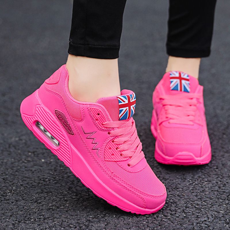 Sand Dames Comfortabele Sneaker Schoenen - Roze