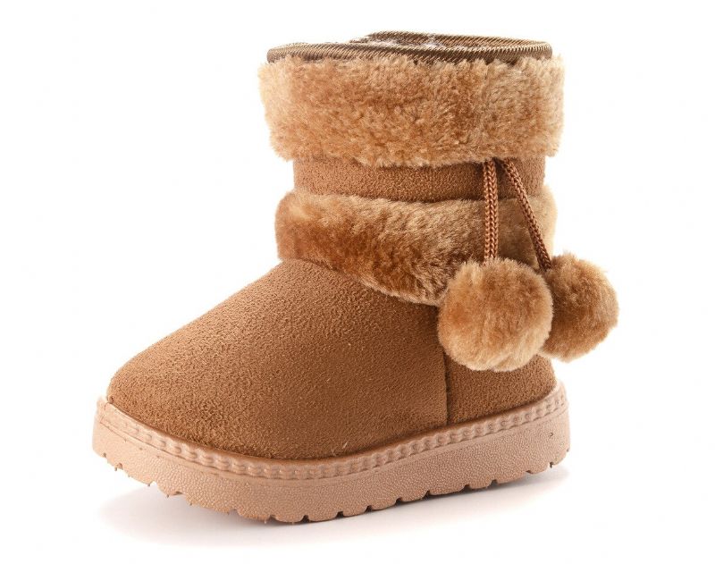 Sandra Meisjes Snowboot - Bruin Bont