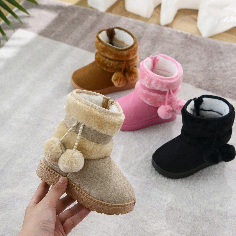Sandra Meisjes Snowboot - Bruin Bont