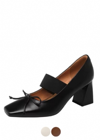 Sandy Dames Chunky Hak Elegante Pumps Schoenen
