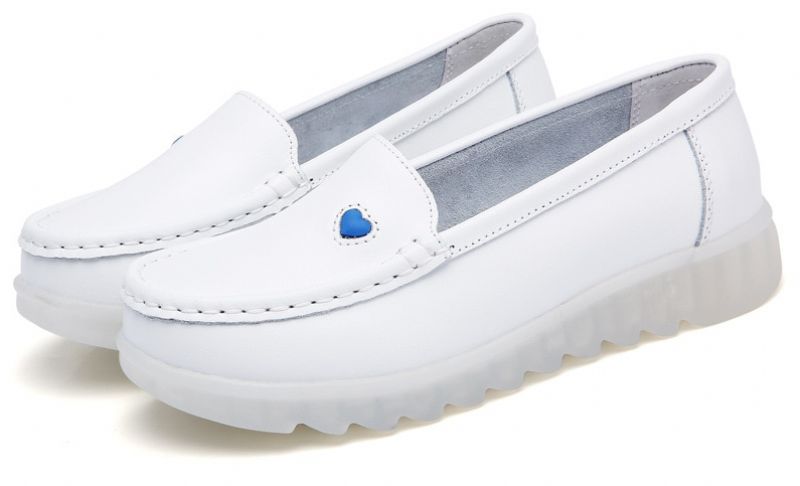 Sandy Dames Loafer Schoenen - Wit