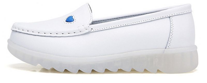 Sandy Dames Loafer Schoenen - Wit