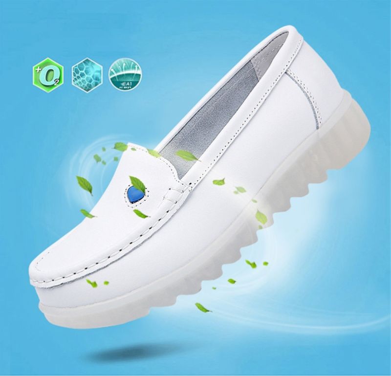 Sandy Dames Loafer Schoenen - Wit