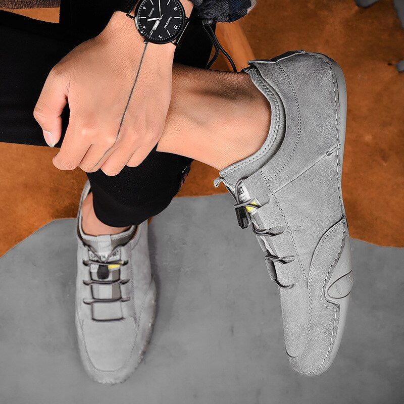 Sandy Heren Loafers Casual Schoenen - Grijs