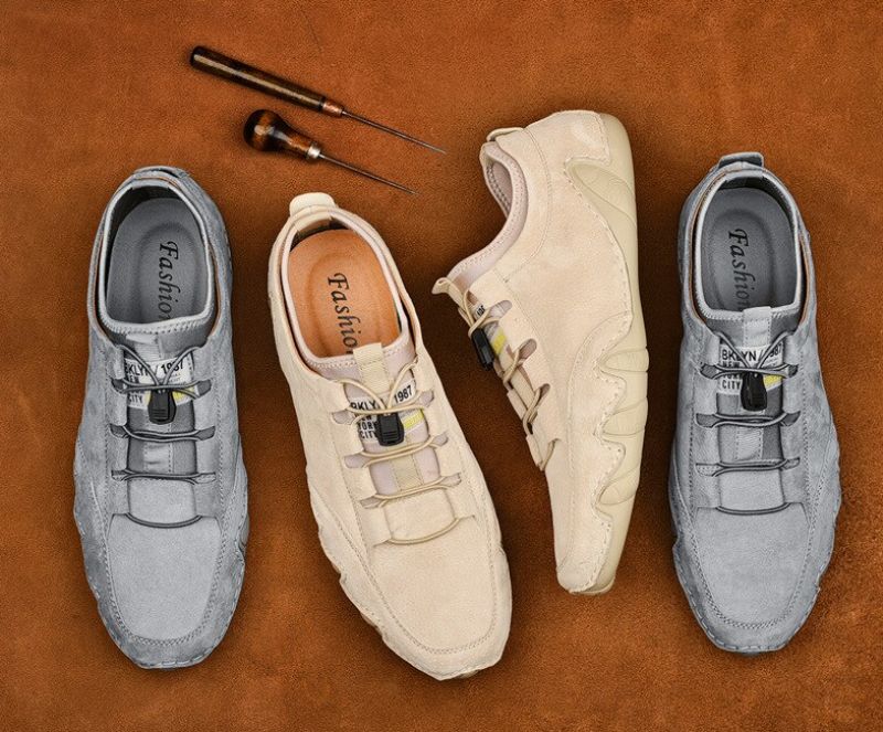 Sandy Heren Loafers Casual Schoenen - Grijs