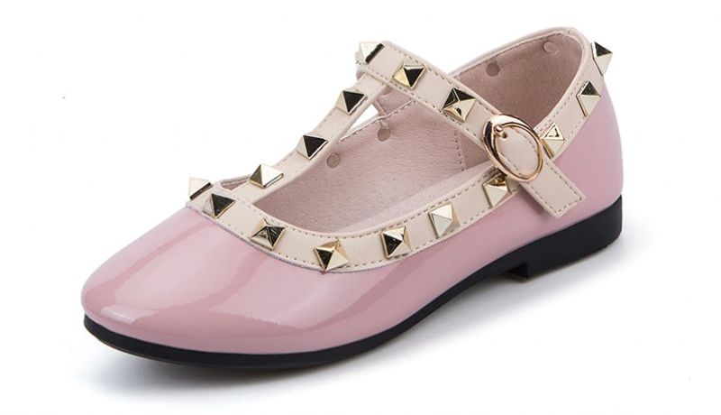 Sandy Platte Schoenen Voor Meisjes - Roze