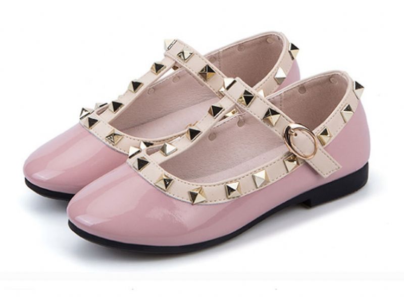 Sandy Platte Schoenen Voor Meisjes - Roze