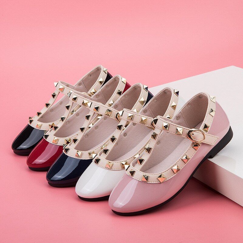 Sandy Platte Schoenen Voor Meisjes - Roze