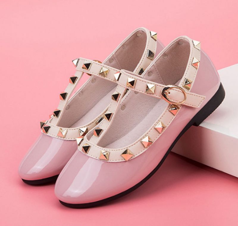 Sandy Platte Schoenen Voor Meisjes - Roze