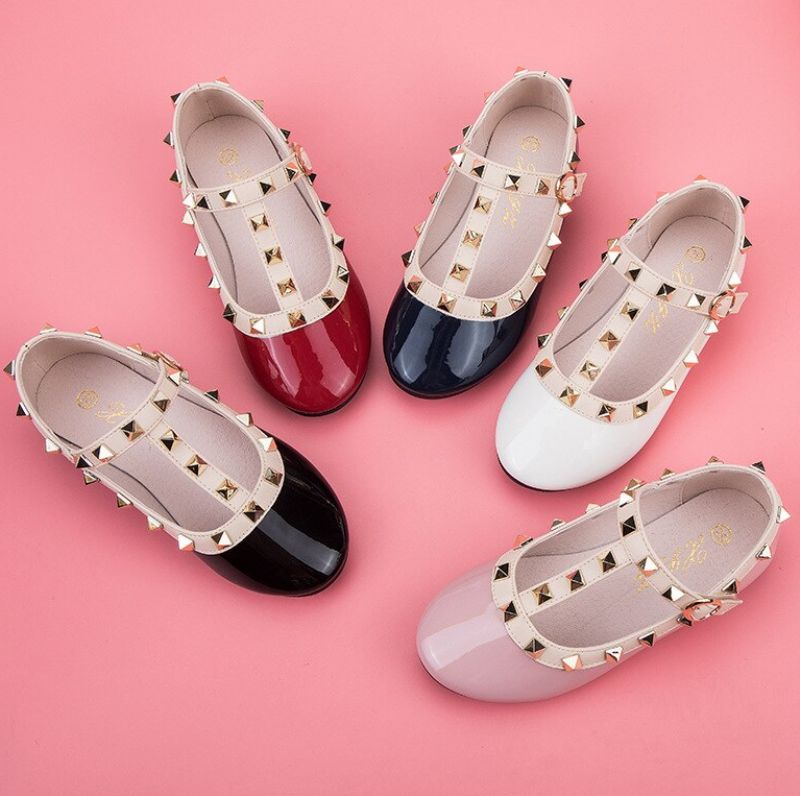 Sandy Platte Schoenen Voor Meisjes - Roze