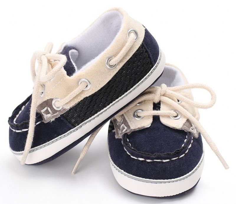 Santiago Baby Jongens Casual Sneakers - Marineblauw