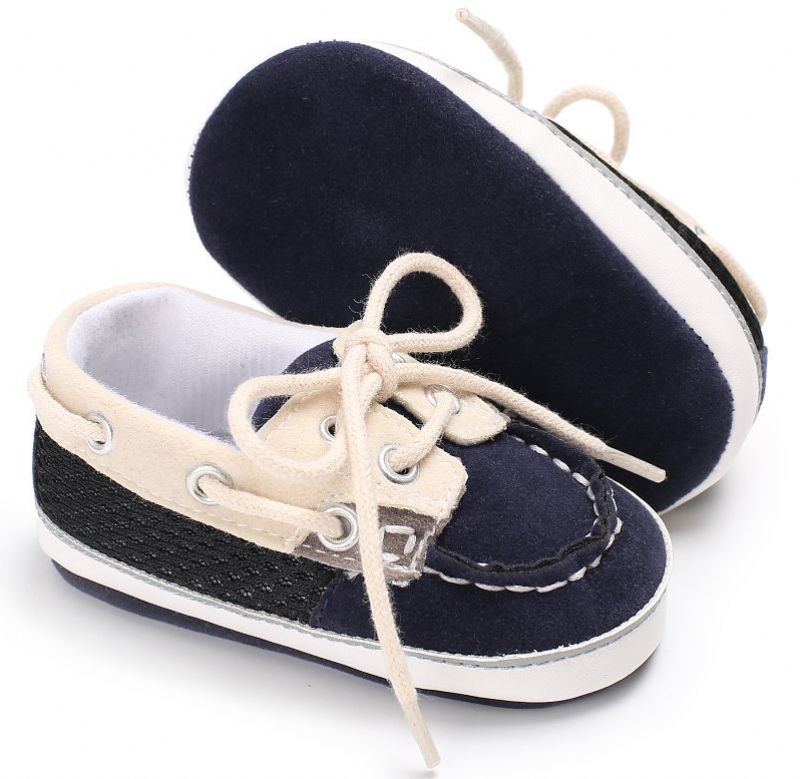 Santiago Baby Jongens Casual Sneakers - Marineblauw