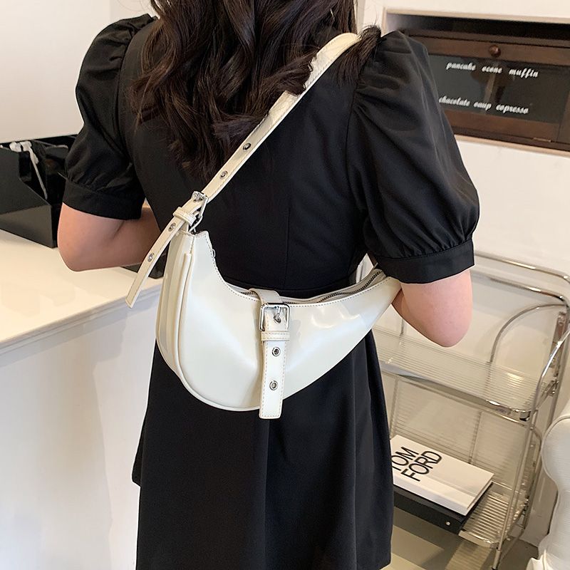 Santis Dames Kleine Leren Crossbody Handtas - Groen