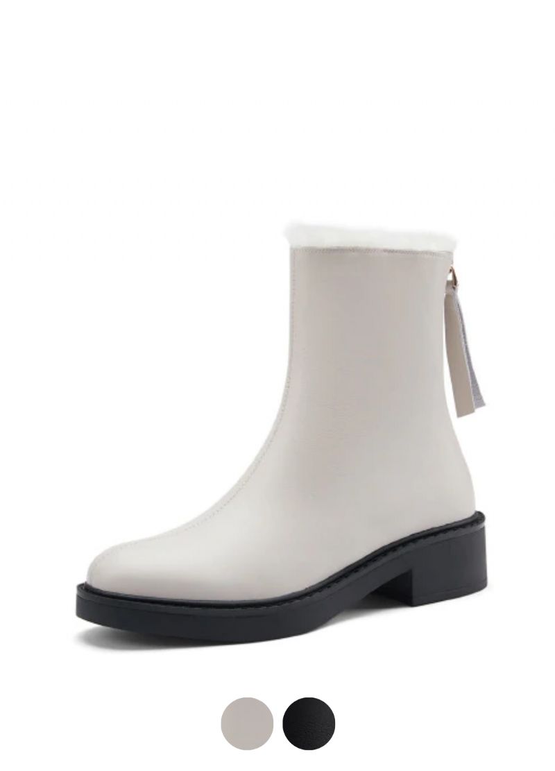 Sapene Dames Winter Leren Laarzen
