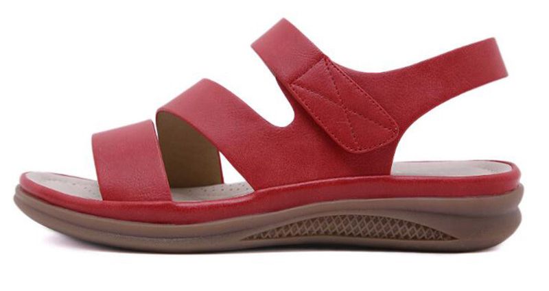 Saula Dames Comfortabele Sandaal - Rood