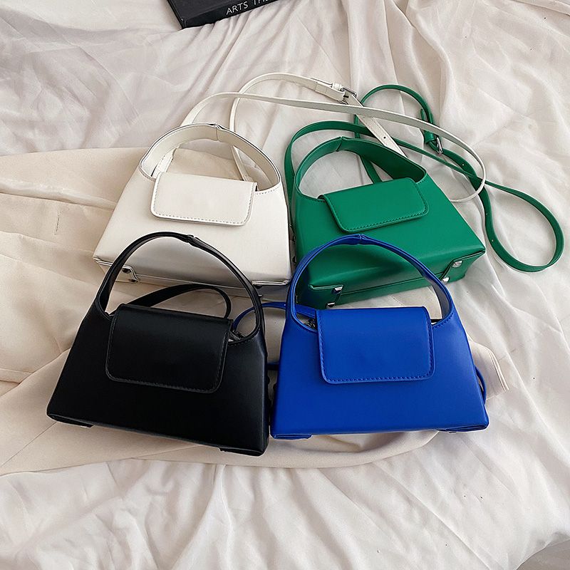 Scala Dames Kleine Kunstleren Handtas - Groen