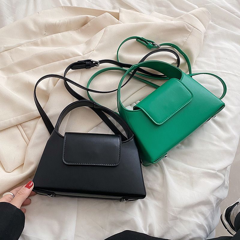 Scala Dames Kleine Kunstleren Handtas - Groen