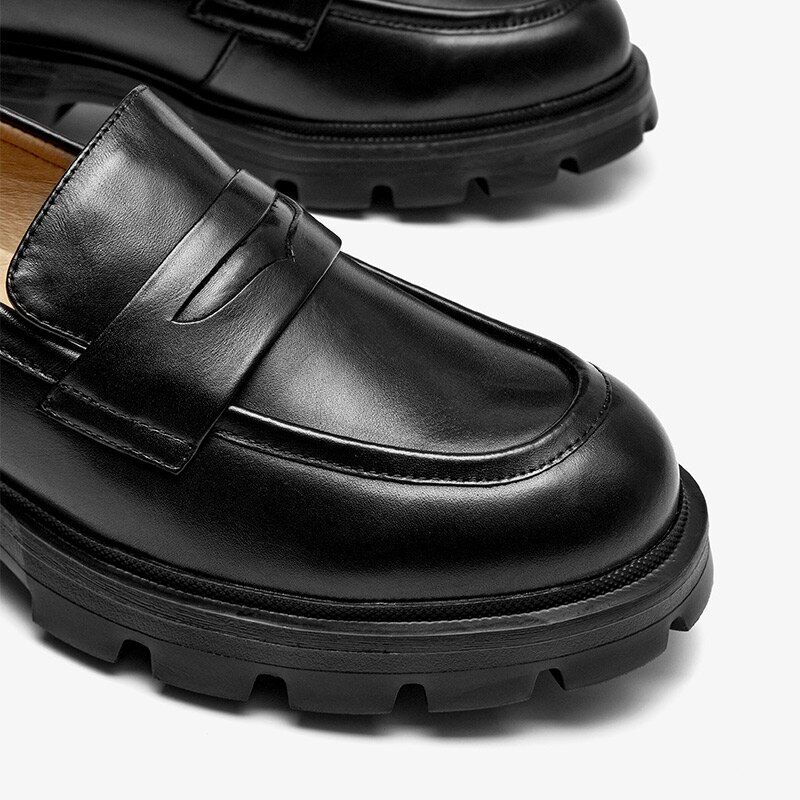 Scala Dames Ronde Neus Loafer Schoenen - Zwart
