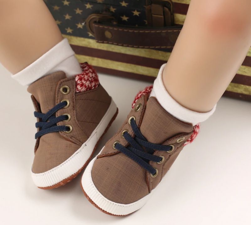 Sean Baby Jongens Casual Sneakers - Bruin
