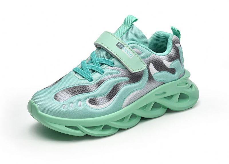 Sebas Jongens Basketbalschoenen - Groen