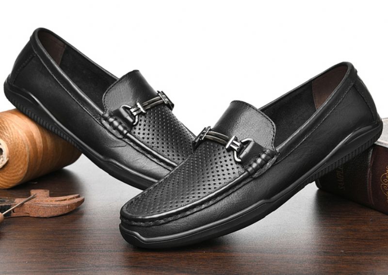 Segundo Heren Loafer Casual Schoenen - Zwart