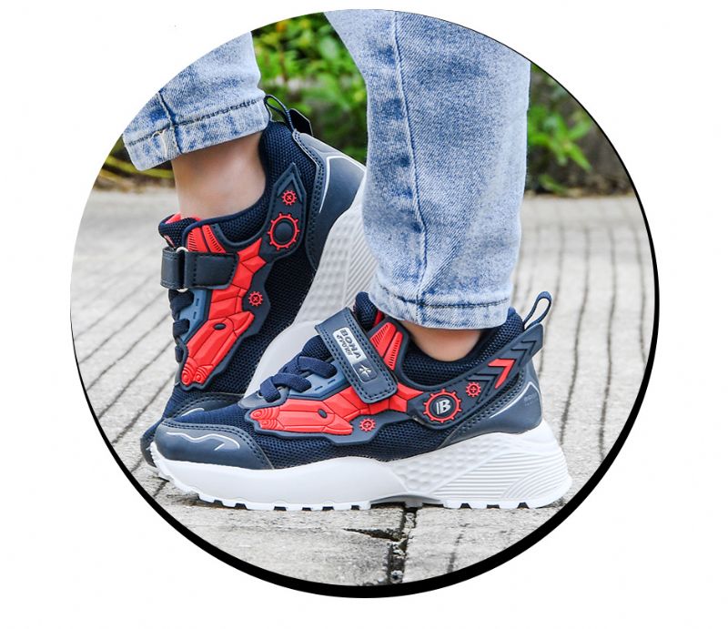 Sekou Jongens Casual Sneaker - Oranje